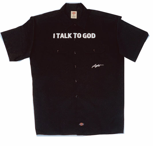 Plight Life "I Talk To God" Premium Workshirt