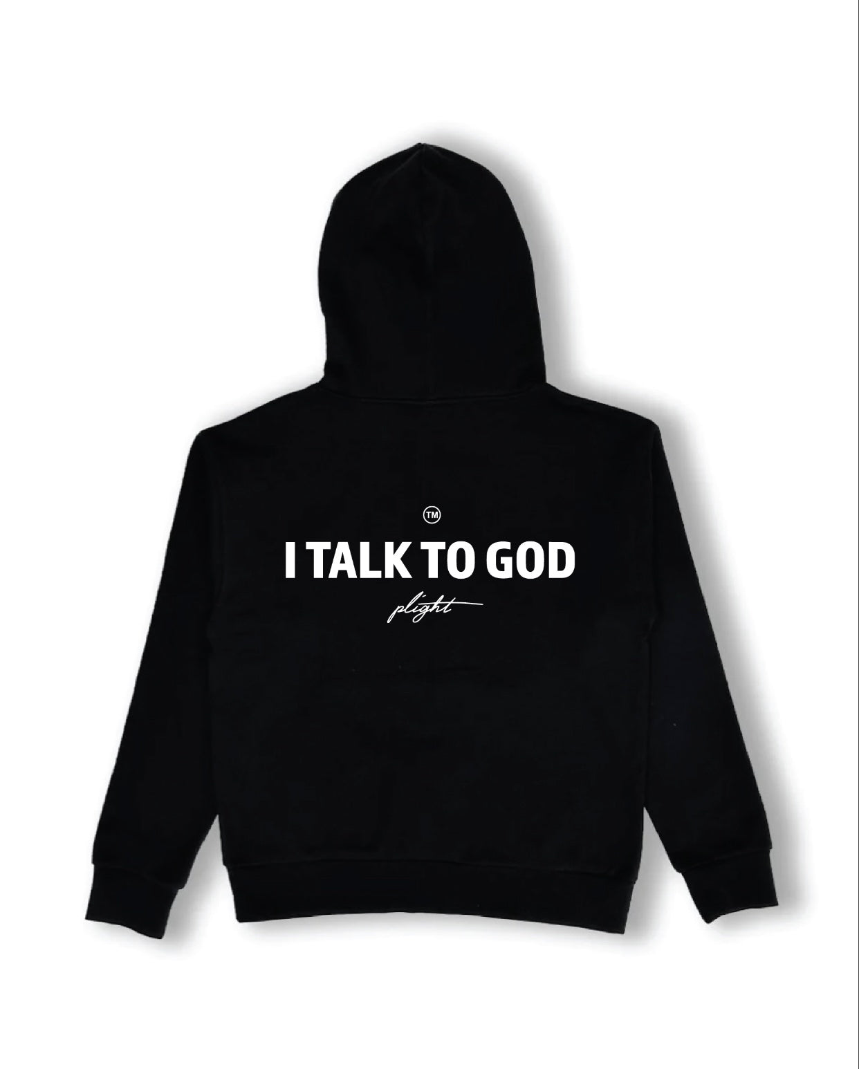 Plight Life “I Talk to God” Premium Pullover Hoodie (Black)