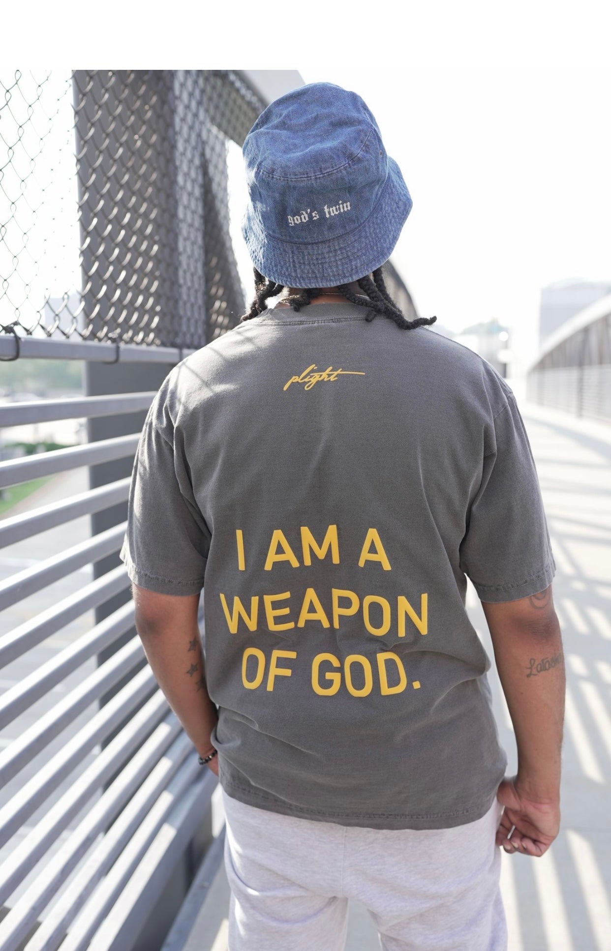 Plight Life Weapon Of God T-Shirt (Sunflower)