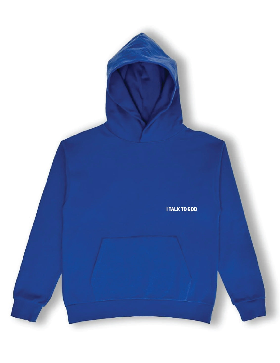 Plight Life “I Talk To God” Premium Pullover Hoodie (True Royal)
