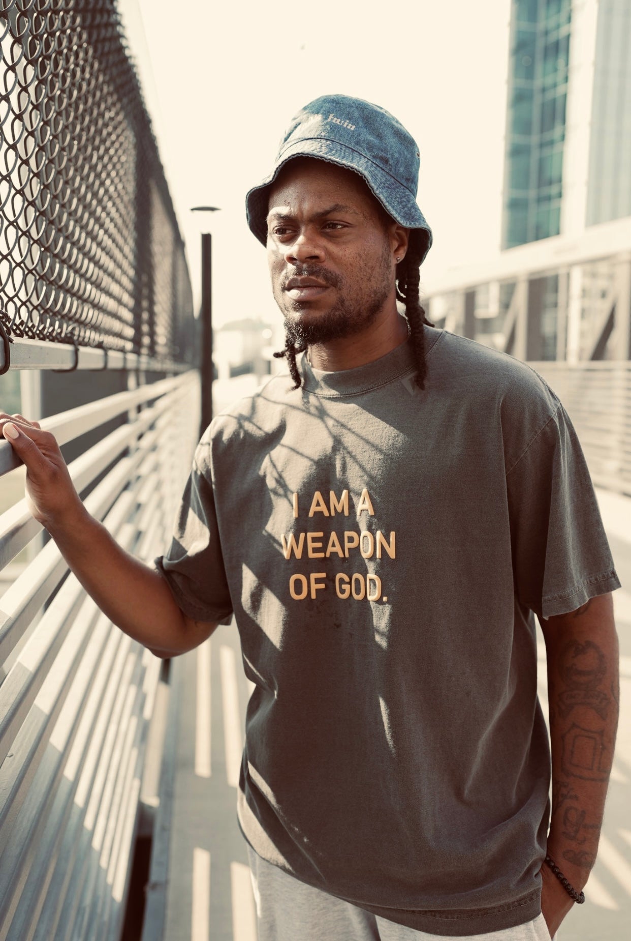 Plight Life Weapon Of God T-Shirt (Sunflower)