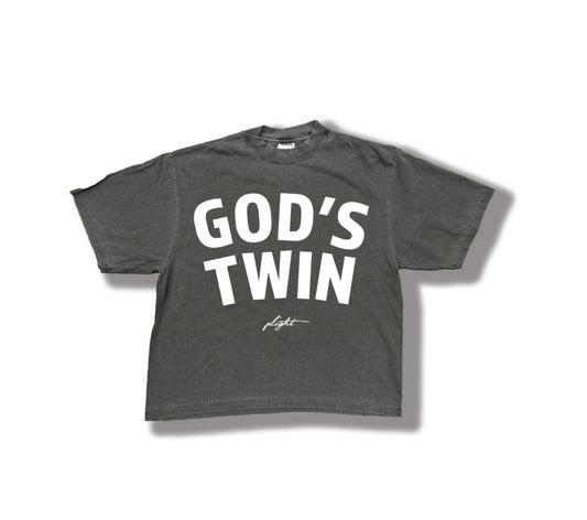 Plight Life God’s Twin T-Shirt Heavy Shadow
