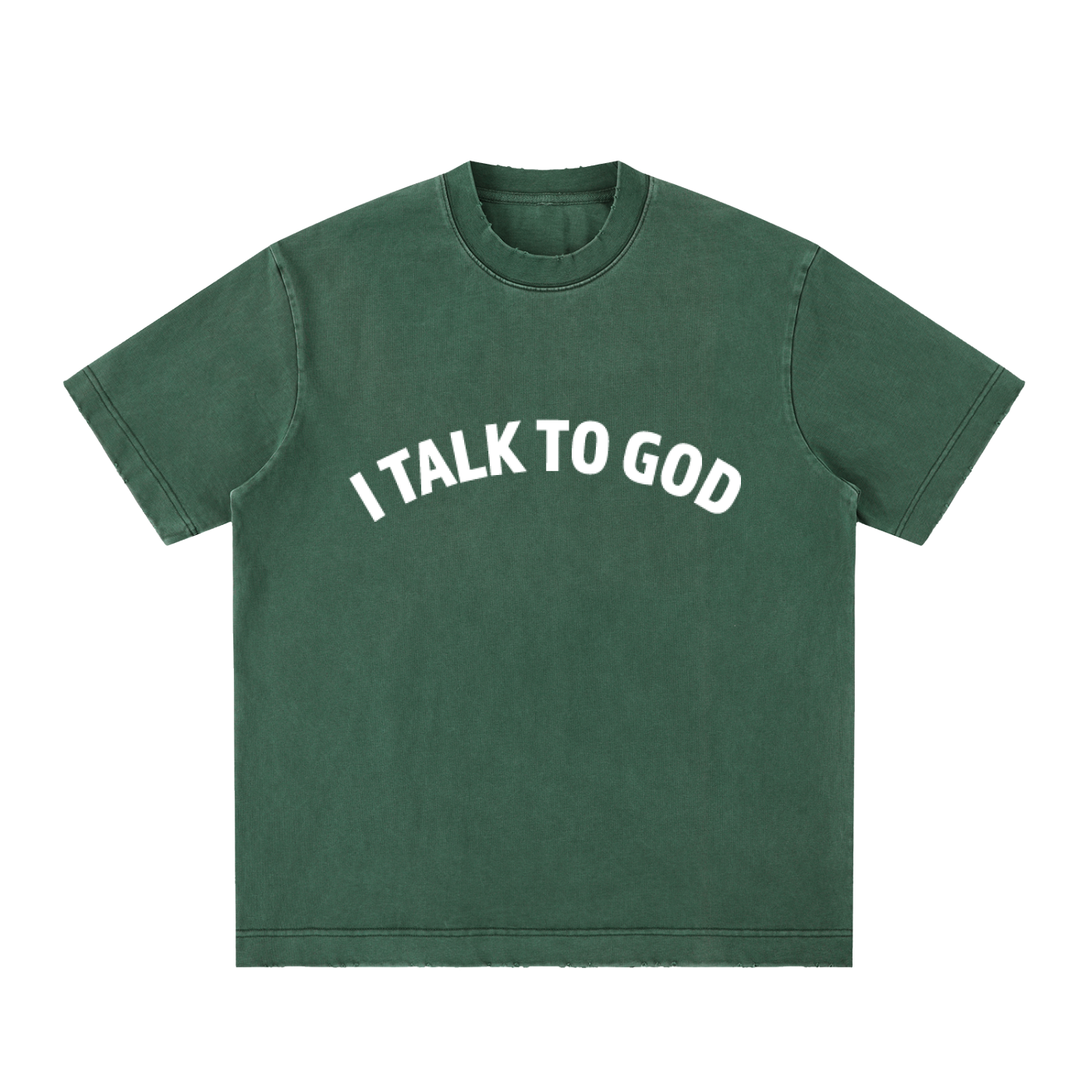 "I Talk To God" Heavyweight Vintage Tee