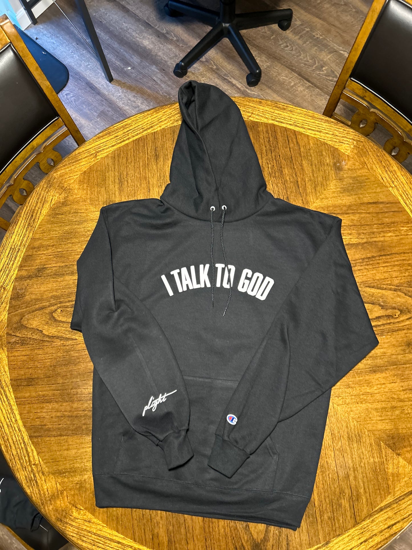 Plight Life Classic I Talk to God Premium Pullover Hoodie