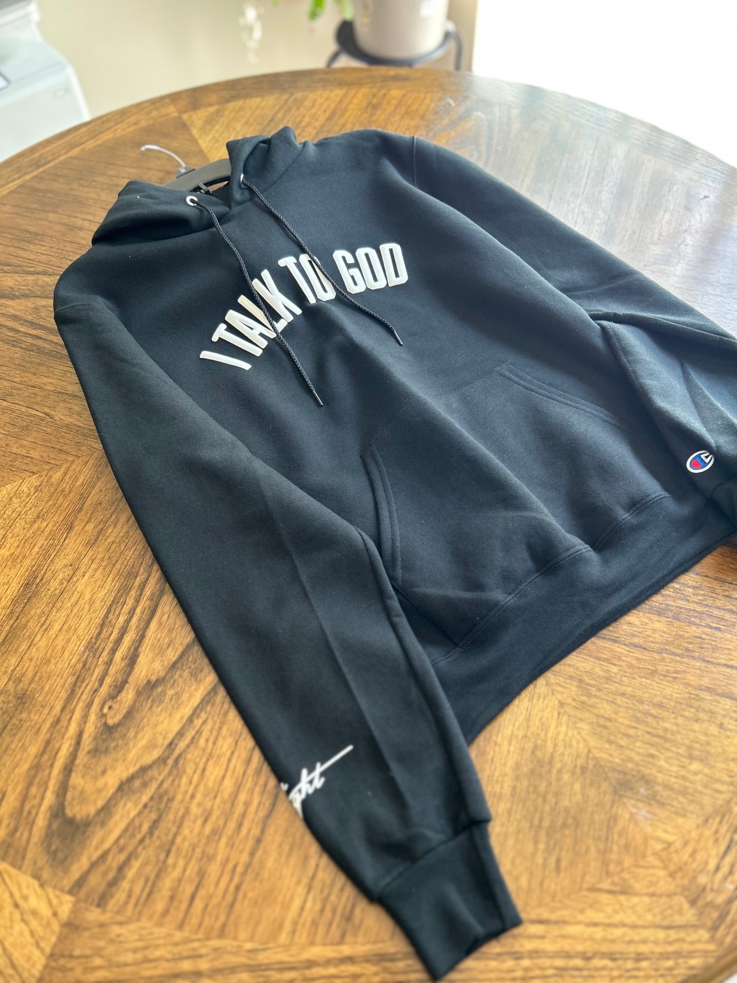 Plight Life Classic I Talk to God Premium Pullover Hoodie