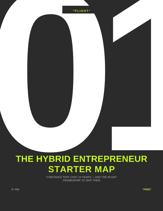 The Hybrid Entrepreneur Starter Map