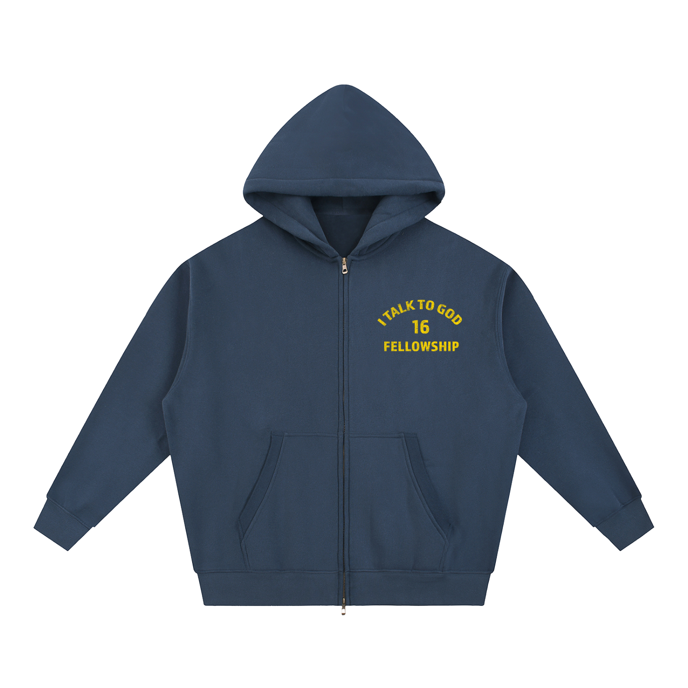 "I Talk To God" Fellowship Full-Zip Hoodie