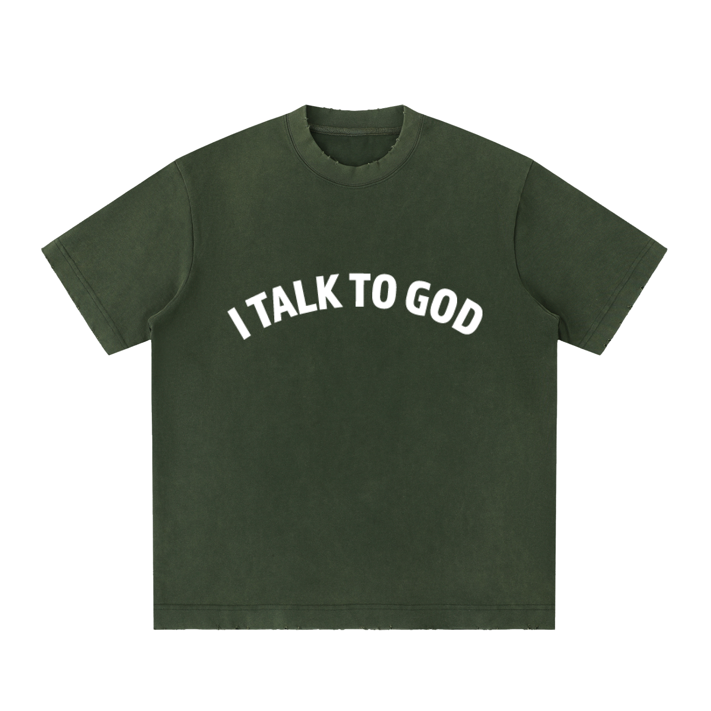 "I Talk To God" Heavyweight Vintage Tee